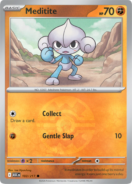 Meditite (Quick Ball) (103/217) [Mega Evolution: Ascended Heroes]