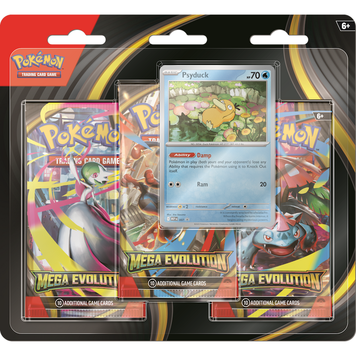 Mega Evolution 3-Pack Blister Psyduck 