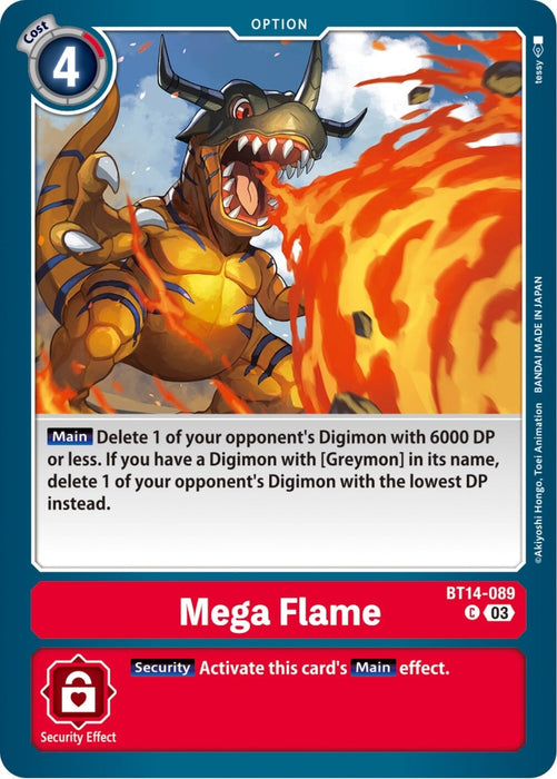 Mega Flame (BT14-089 C) 