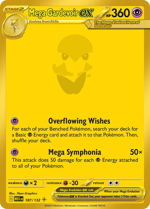 Mega Gardevoir ex (187/132) [Mega Evolution: Base Set] 