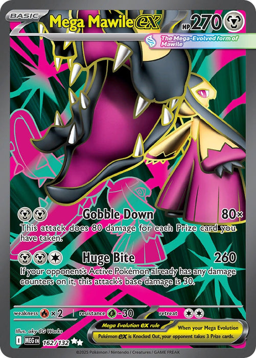 Mega Mawile ex (162/132) [Mega Evolution: Base Set] 