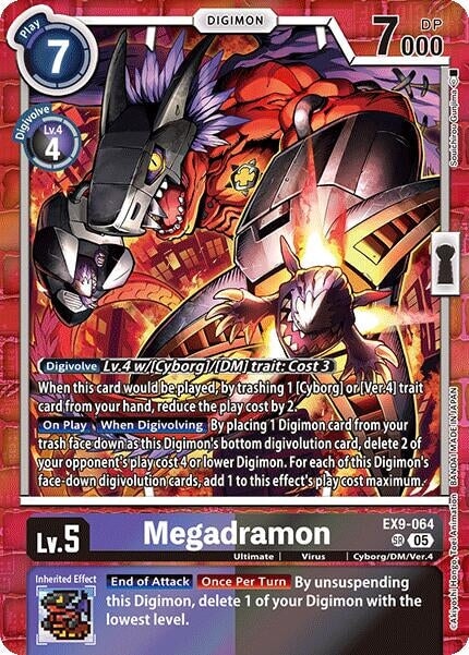 Megadramon (EX9-064 SR) 