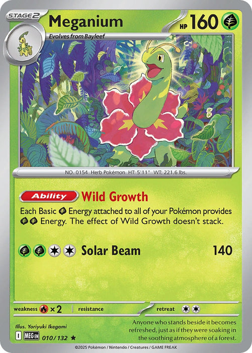 Meganium (010/132) [Mega Evolutions: Base Set] 
