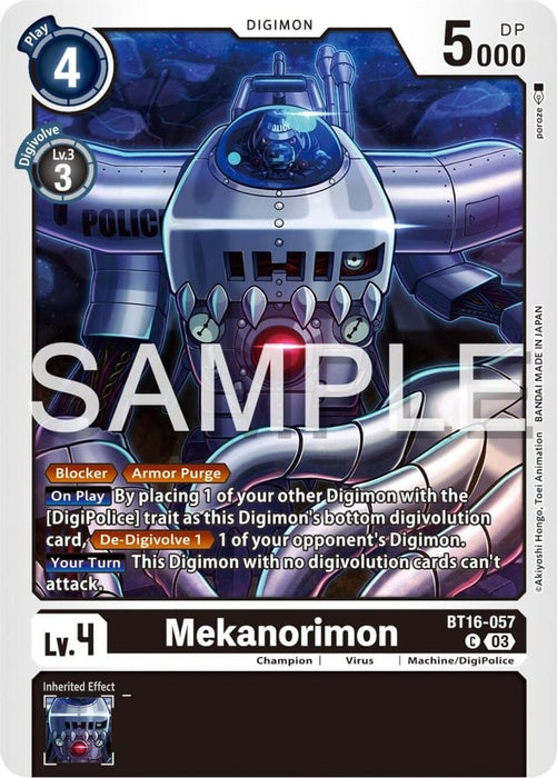 Mekanorimon (#BT16-057 C) (Beginning Observer) Near Mint 