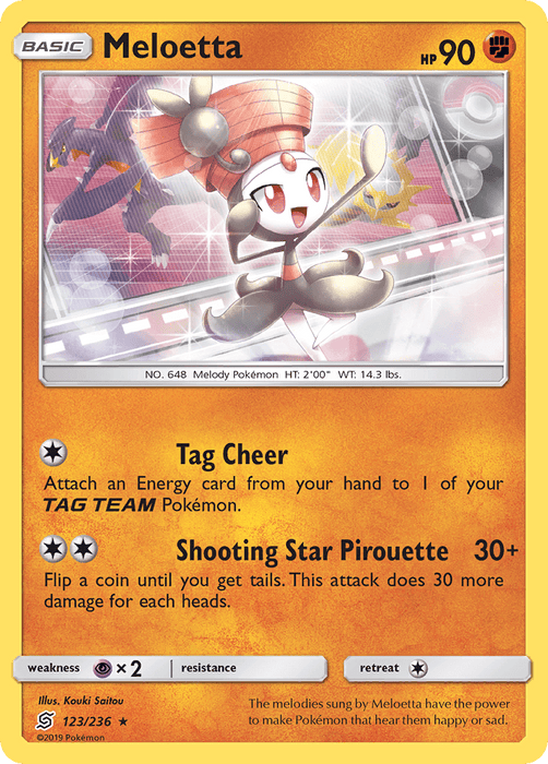 Meloetta (123/236) [Sun & Moon: Unified Minds] 