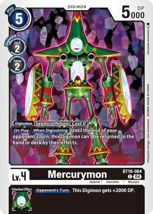 Mercurymon (#BT18-064 C) (Release Special Booster 2.0) Near Mint 
