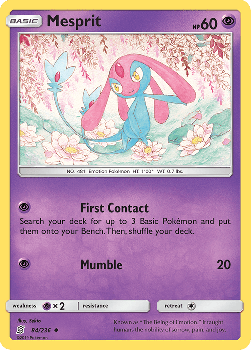 Mesprit (84/236) [Sun & Moon: Unified Minds] 