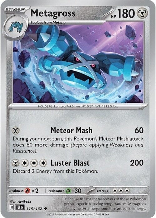 Metagross (115/162) [Scarlet & Violet: Temporal Forces] 