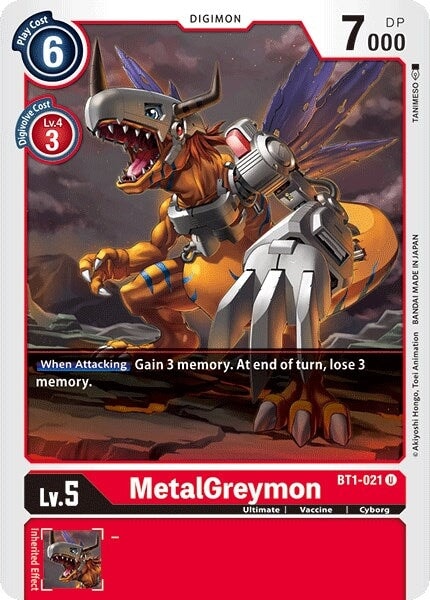MetalGreymon - BT1-021 (BT1-021 U) 