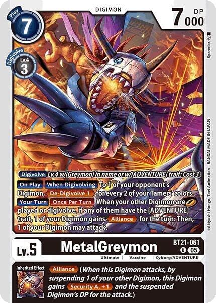 MetalGreymon (BT21-061 U) 