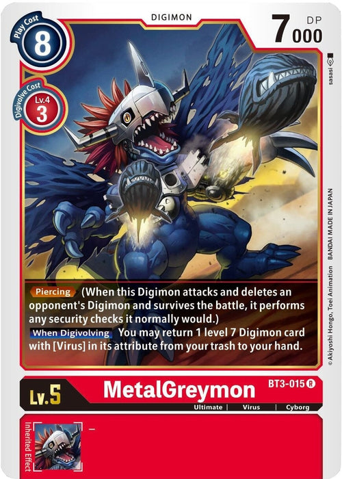 MetalGreymon - BT3-015 (BT3-015 R) 
