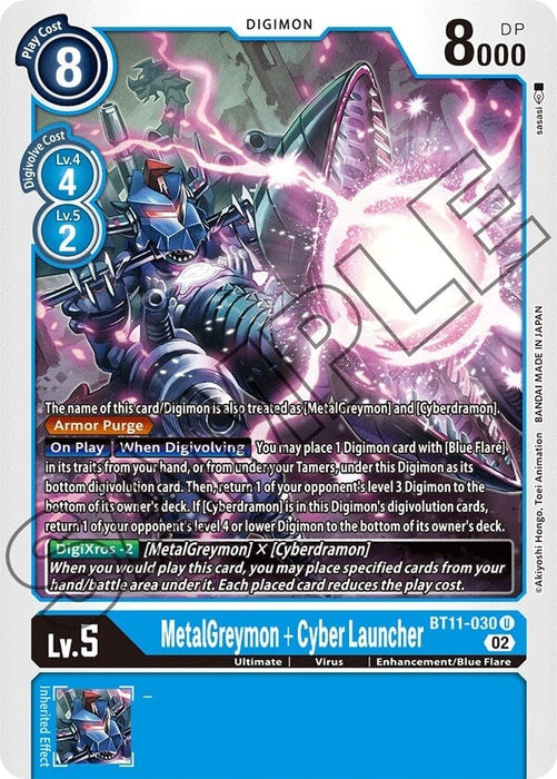MetalGreymon + Cyber Launcher (BT11-030 U) 