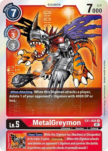 MetalGreymon (EX1-008 R) 