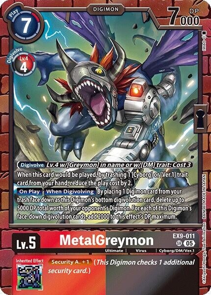 MetalGreymon (EX9-011 SR) 
