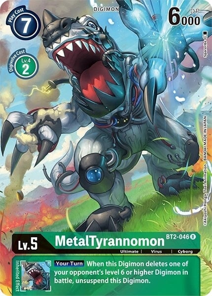 MetalTyrannomon (Alternate Art) (BT2-046 R) 