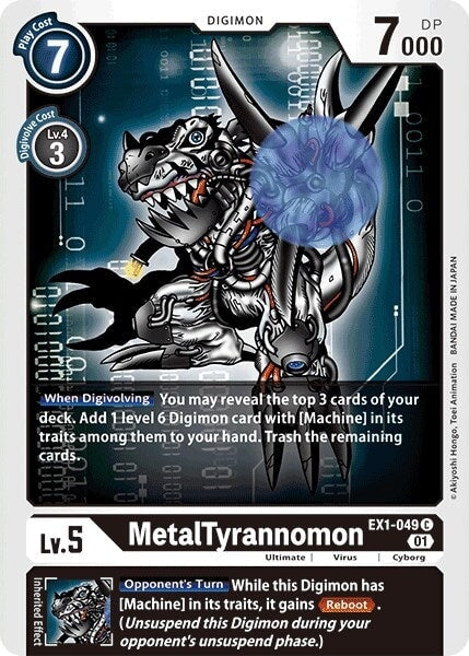 MetalTyrannomon (EX1-049 C) 