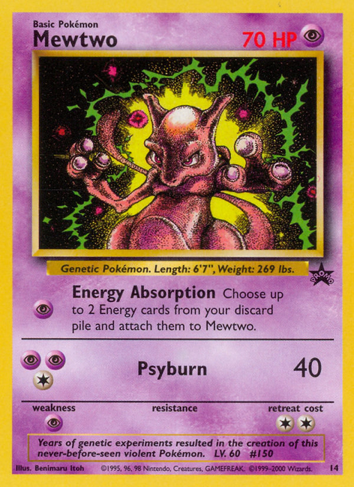 Mewtwo (14) [Wizards of the Coast: Black Star Promos] 