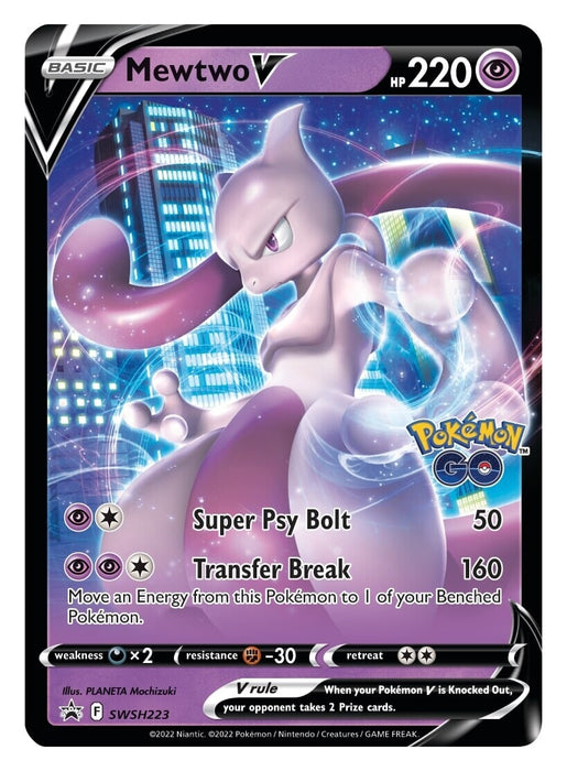 Mewtwo V (SWSH223) [Sword & Shield: Black Star Promos] 
