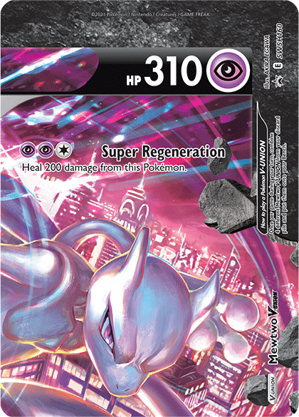 Mewtwo V-Union (SWSH160) [Sword & Shield: Black Star Promos] 