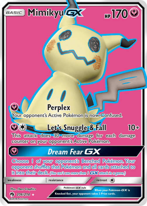 Mimikyu GX (Full Art) [SM - Lost Thunder] 