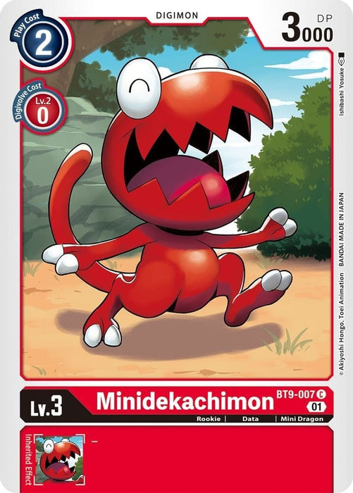 Minidekachimon (#BT9-007 C) (X Record) Near Mint 