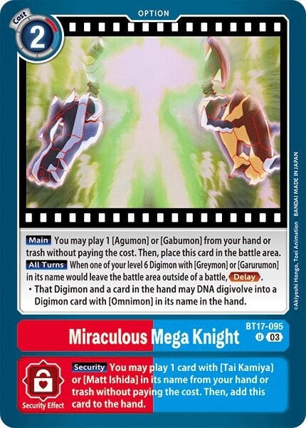 Miraculous Mega Knight (BT17-095 U) 