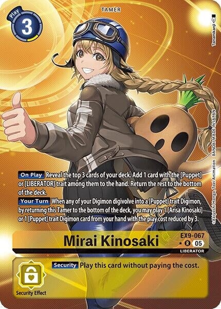 Mirai Kinosaki (Alternate Art) (EX9-067 R) 