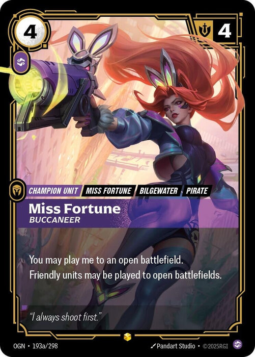 Miss Fortune - Buccaneer (Alternate Art) (193a/298) 