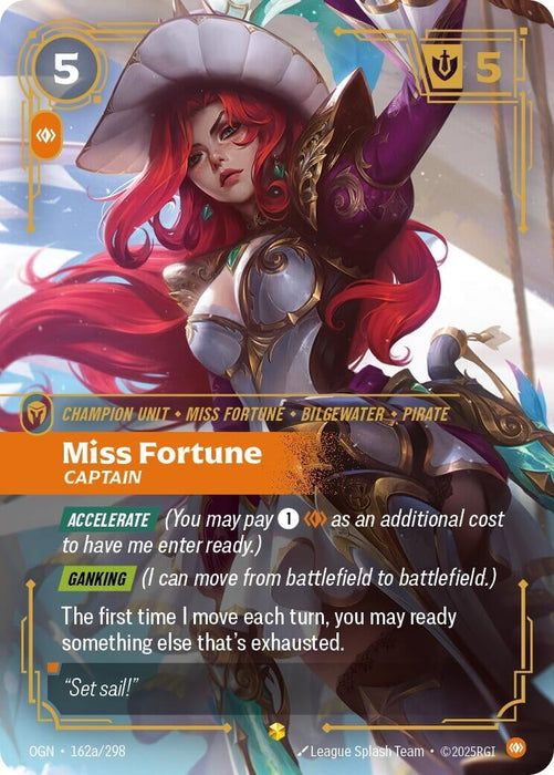 Miss Fortune - Captain (Alternate Art) (162a/298) 