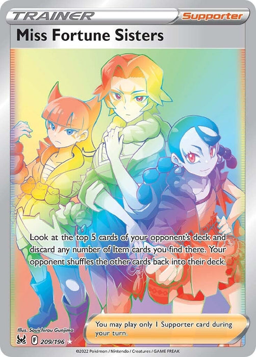 Miss Fortune Sisters (209/196) [Sword & Shield: Lost Origin] 