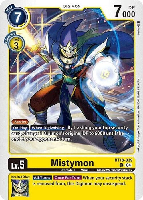 Mistymon (#BT18-039 U) (Release Special Booster 2.0) Near Mint 