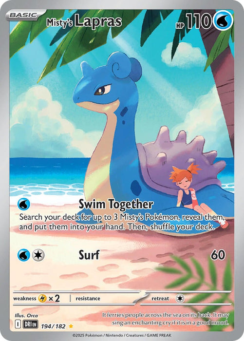 Misty's Lapras (194/182) [Scarlet & Violet: Destined Rivals] 