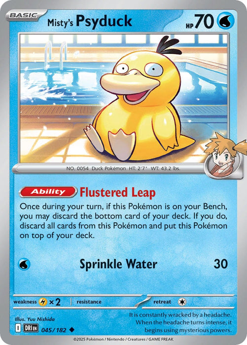 Misty's Psyduck (045/182) [Scarlet & Violet: Destined Rivals] 