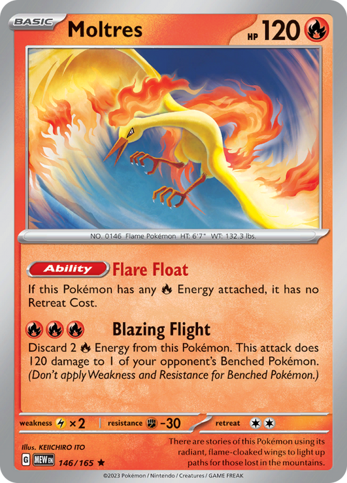 Moltres (146/165) [Scarlet & Violet: 151] 