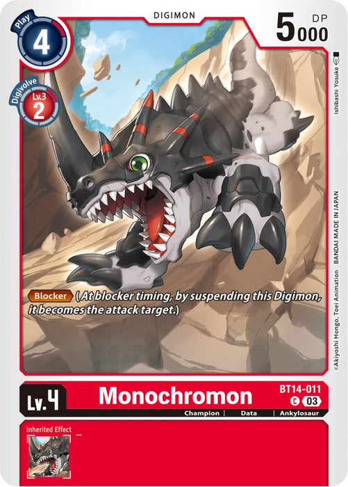 Monochromon (BT14-011 C) 