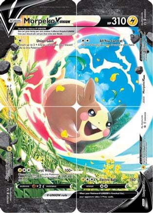 Morpeko V-UNION (SWSH215-218) (Set of 4) [Sword & Shield: Black Star Promos] 