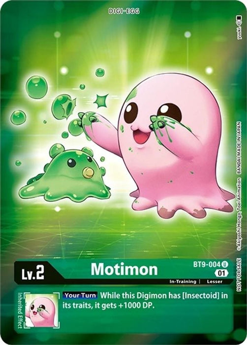 Motimon (Box Topper) (#BT9-004 U) (X Record) Near Mint Foil 