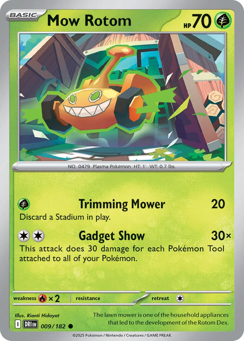 Mow Rotom (009/182) [Scarlet & Violet: Destined Rivals] 