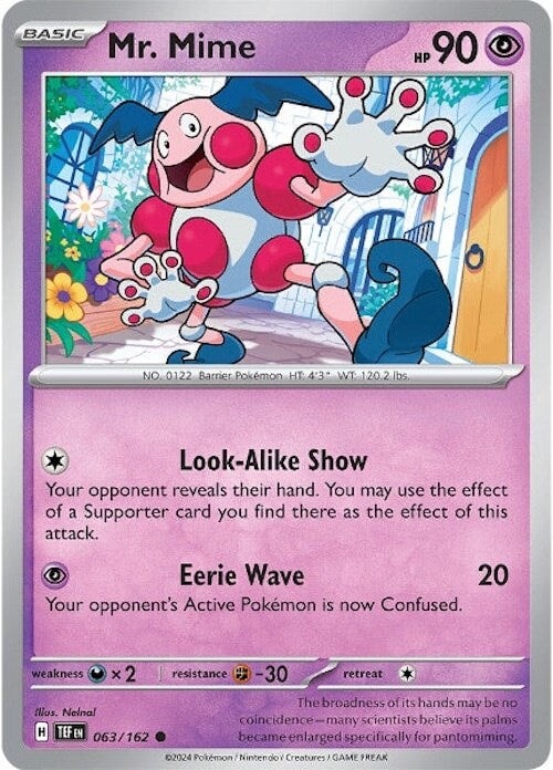 Mr. Mime (063/162) [Scarlet & Violet: Temporal Forces] 