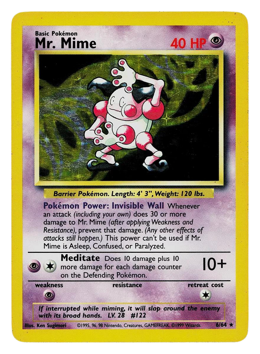 Mr. Mime (6/64) [Jungle No Symbol] 
