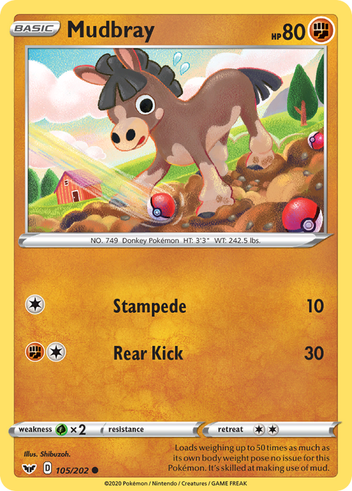 Mudbray [SWSH01: Sword & Shield Base Set] 