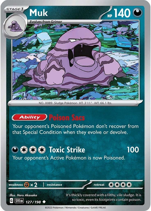 Muk (127/198) [Scarlet & Violet: Base Set] 