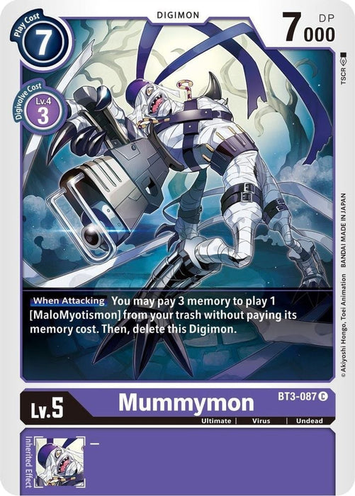 Mummymon (#BT3-087 C) (Release Special Booster 1.5) Near Mint 