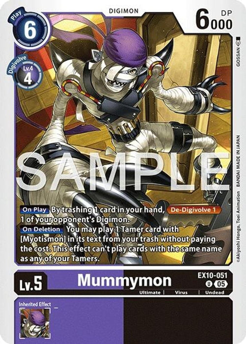 Mummymon (#EX10-051 U) (Sinister Order) Near Mint 