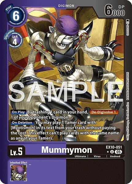 Mummymon (Limited Foil) (EX10-051 U) 