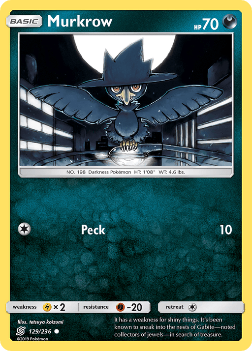 Murkrow (129/236) [Sun & Moon: Unified Minds] 