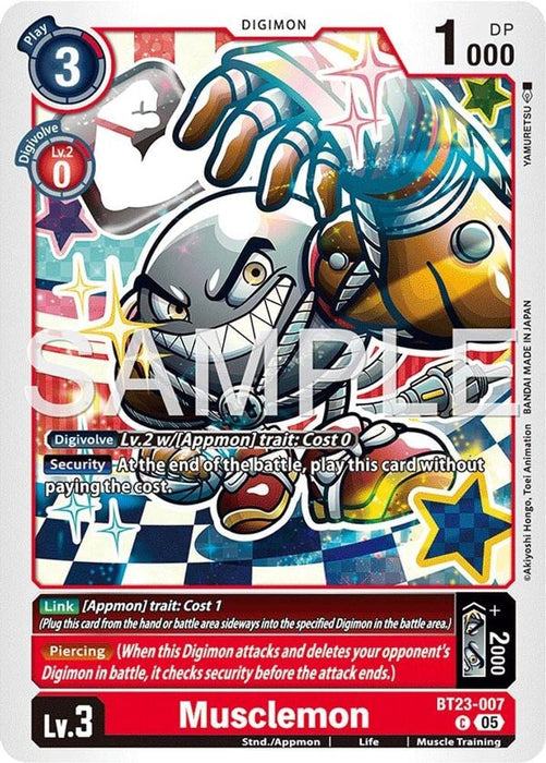 Musclemon (#BT23-007 C) (Hackers' Slumber) Near Mint 