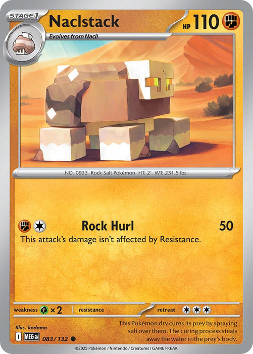 Naclstack (083/132) [Mega Evolution: Base Set] 