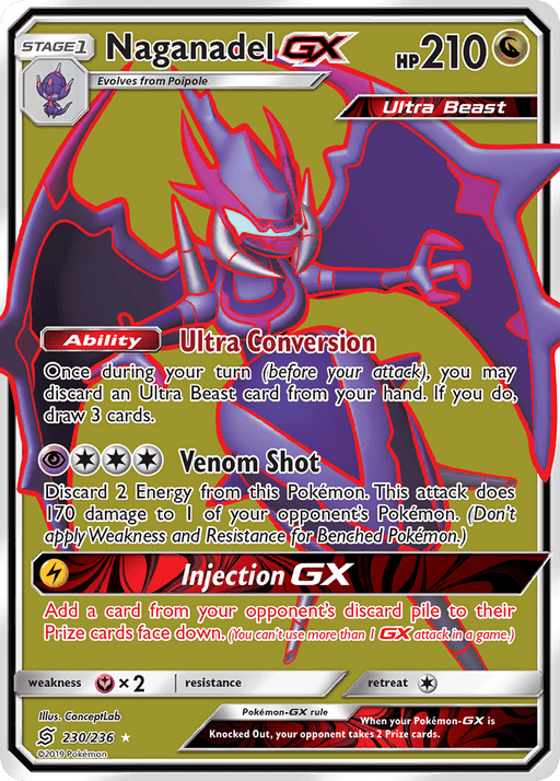 Naganadel GX (230/236) [Sun & Moon: Unified Minds] 