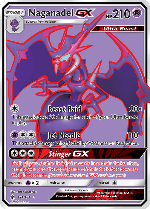 Naganadel GX (Full Art) [SM - Forbidden Light] 